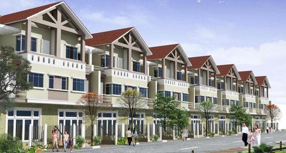 Dãy nhà liền kề, biệt thự mái dốc